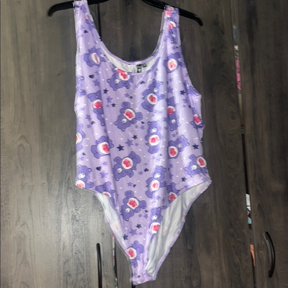 FLASH SALE! Purple SHEIN Carebear bodysuit size 3XL